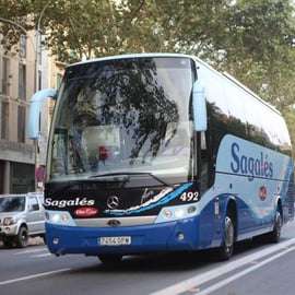 Girona: Transfer autobusem z lotniska w Gironie do centrum Barcelony