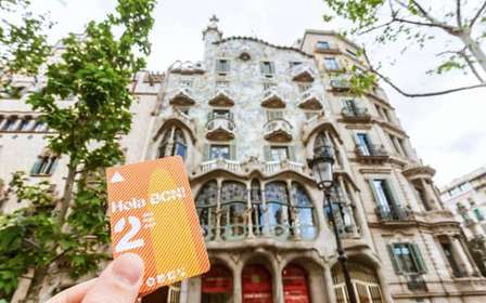 Barcelone : carte de transport public Hola Barcelona