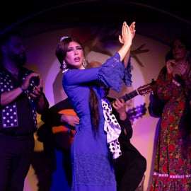 Barcellona: Spettacolo di flamenco con drink a La Rambla