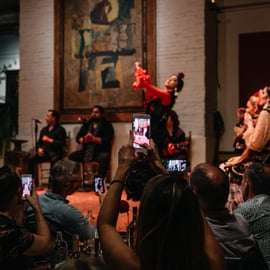 Barcelona: Espetáculo de flamenco com jantar no Tablao de Carmen