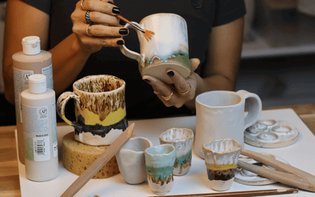 Barcelone : Atelier de poterie avec du vin
