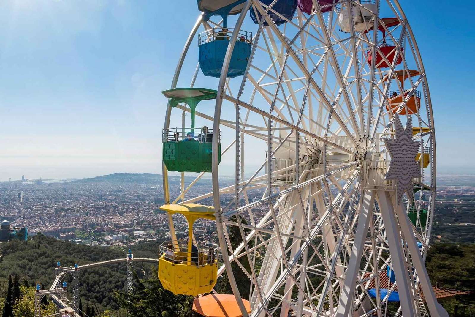 Barcelona: Bilet wstępu do parku rozrywki Tibidabo