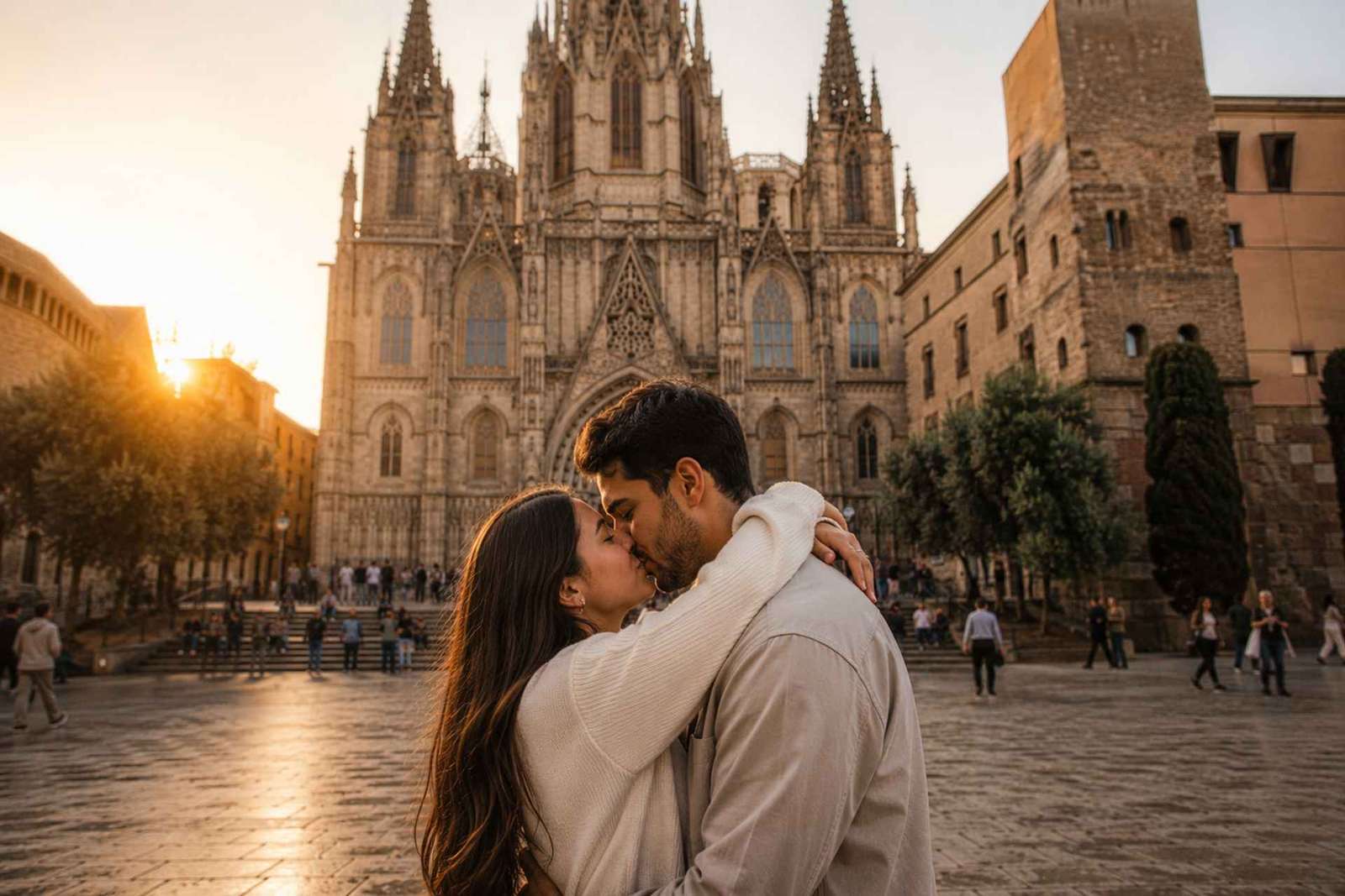 Fotózás Barcelonában a látnivalóknál, mini videóval