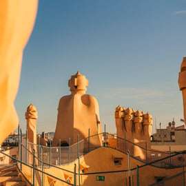 La Pedrera – Casa Milà belépő naplementére hangos kalauzzal