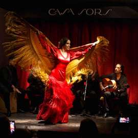 Barcelona: Up-Close Authentic Flamenco Show at Casa Sors
