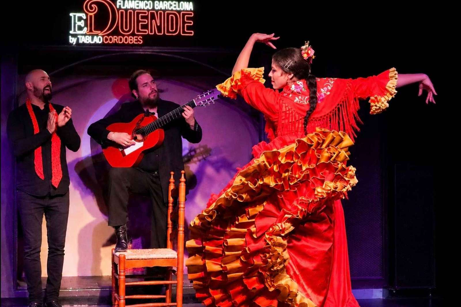 Barcellona: Spettacolo di flamenco con drink a La Rambla