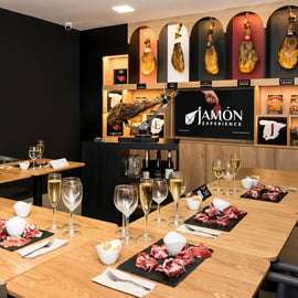 Masterclass jamón à Barcelone : 7 jambons ibériques et cava