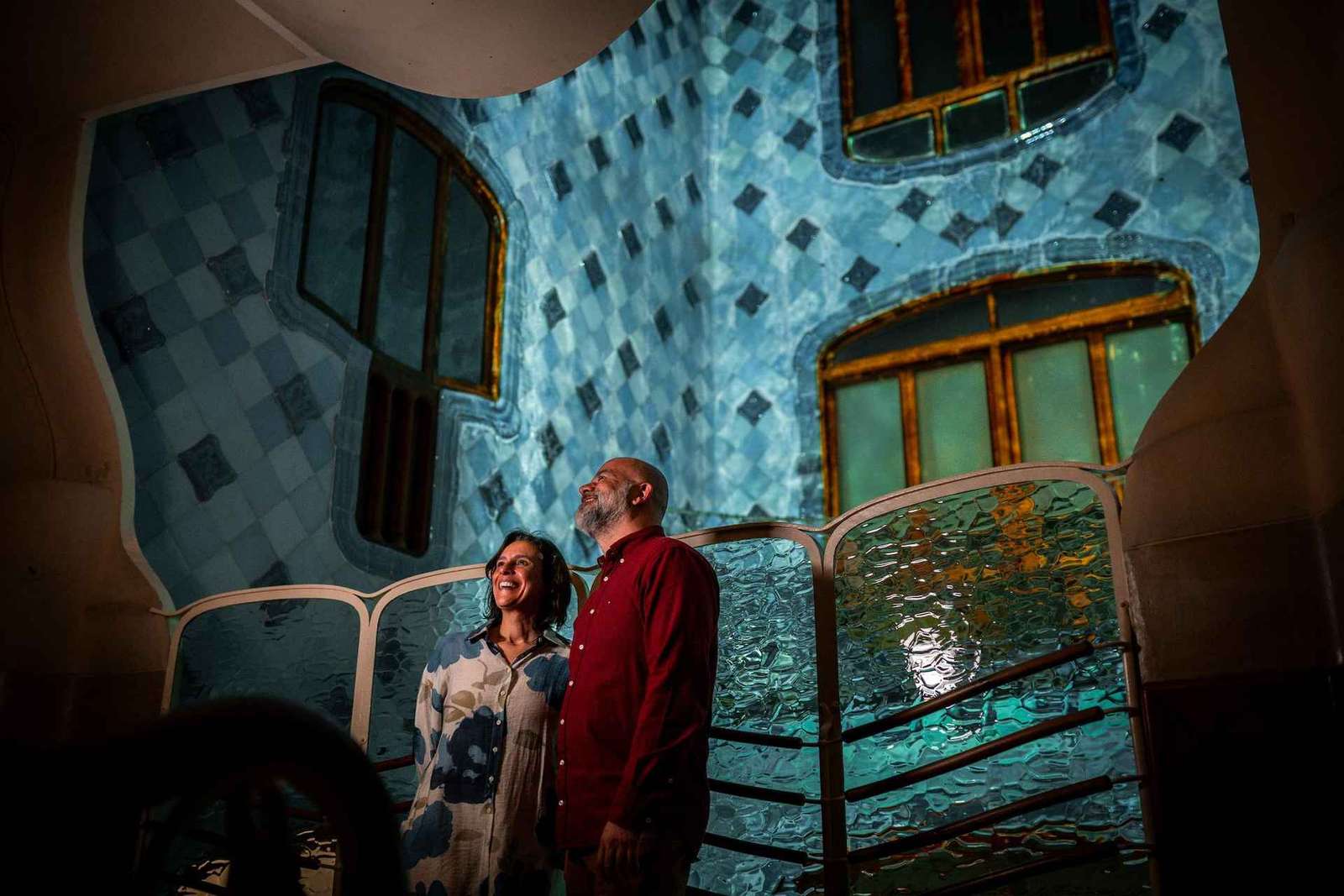 Visite nocturne de la Casa Batlló, audioguide et cava