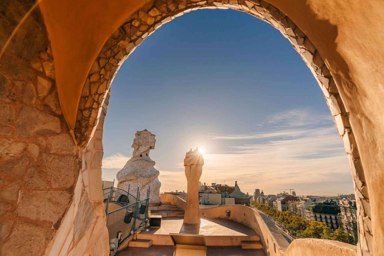 La Pedrera – Casa Milà belépő naplementére hangos kalauzzal