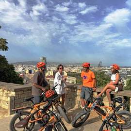 Montjuïc e-bike-túra kastéllyal és városkilátással