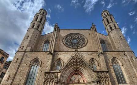 El Born : visite de la basilique Santa María del Mar et accès à la terrasse