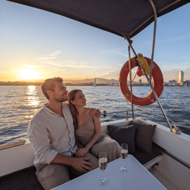 Alquiler de yate privado con patrón en el Port Olímpic, Barcelona