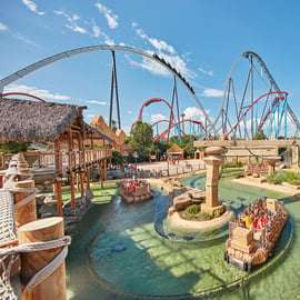 Z Barcelony: Bilet do parku rozrywki PortAventura i transfer