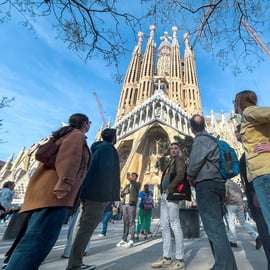 Barcelona: Tour da Sagrada Família à tarde, em pequenos grupos, em inglês
