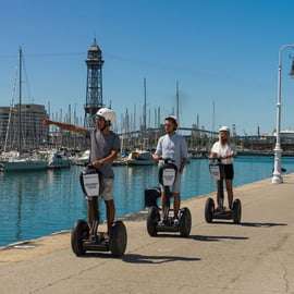 Barcelona: Guided Segway Tour