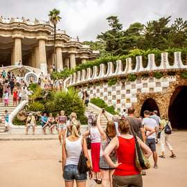 Barcelona: Toegangskaartje Park Güell