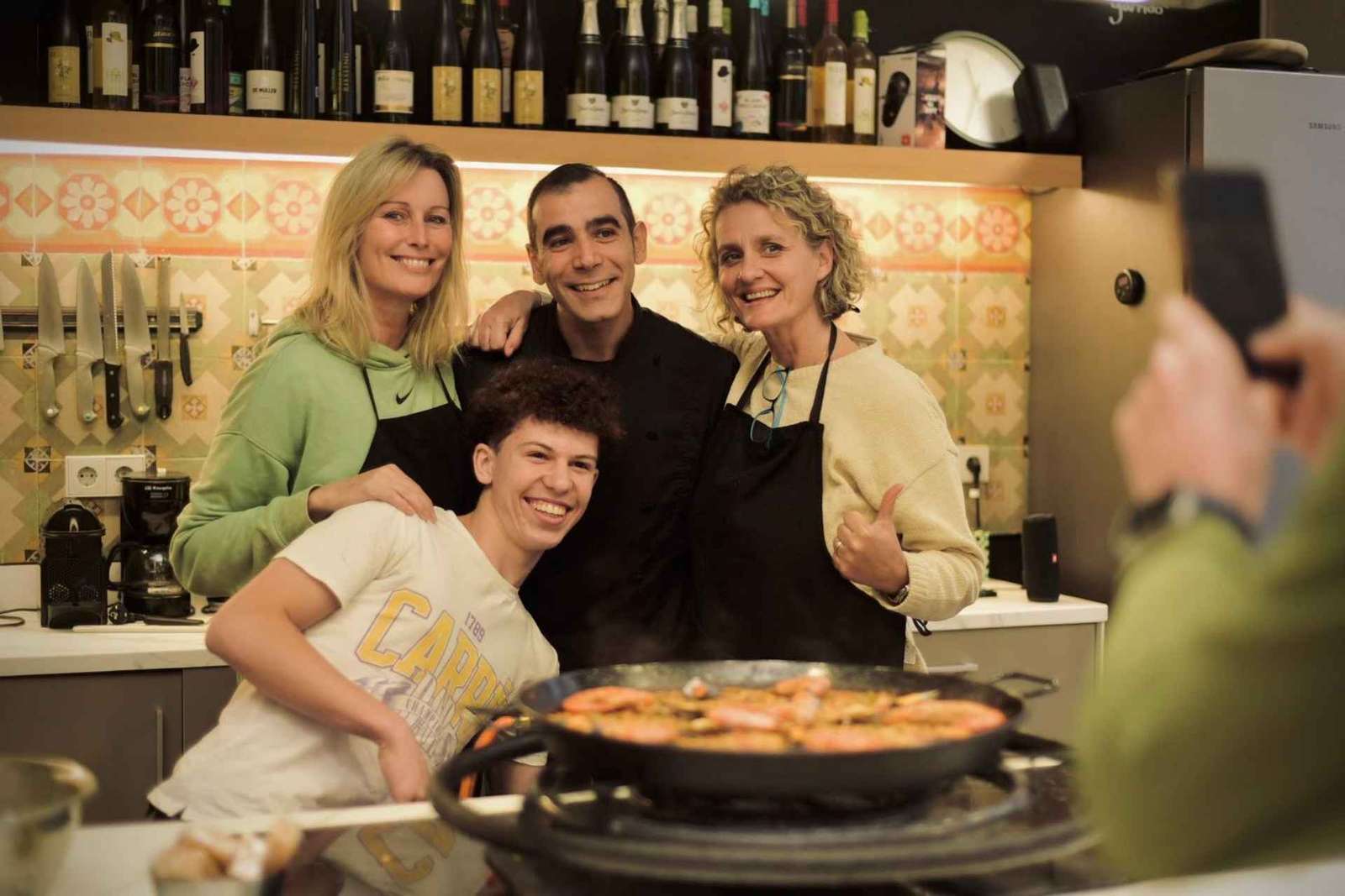 Barcelona: Experiência de cozinha de paella e visita ao mercado da Boqueria