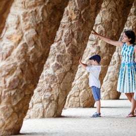 Barcelona - Park Guell Park Guell Guidad tur med hoppa över kön inträde