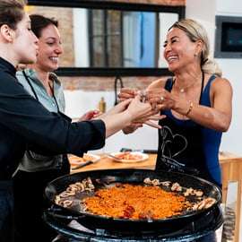 Paella kookles in Barcelona met Boqueria-markt en sangria