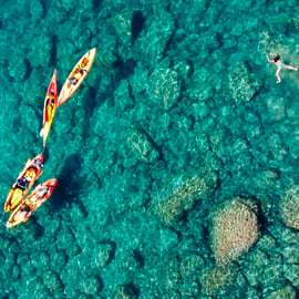 Caiaque e snorkel na Costa Brava, com saltos de penhasco