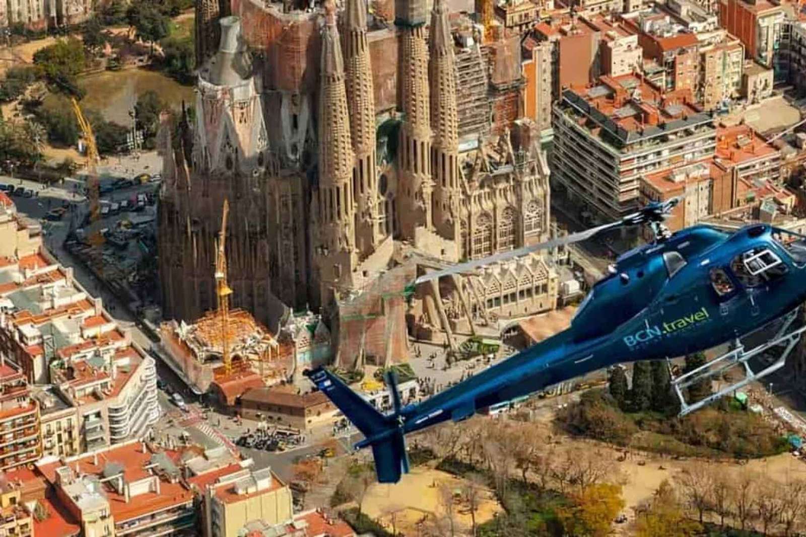 Barcelona: Helicopter Tour with Coast-to-City Option