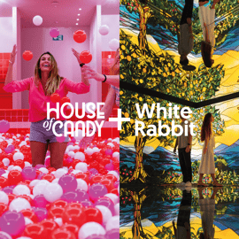 White Rabbit e House of Candy: ingresso combinado