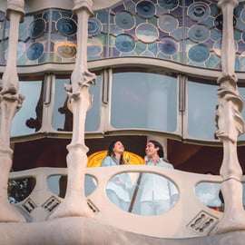 Visite nocturne de la Casa Batlló, audioguide et cava