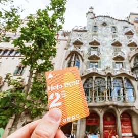 Barcelona: Cartão de viagem de transporte público Hola Barcelona