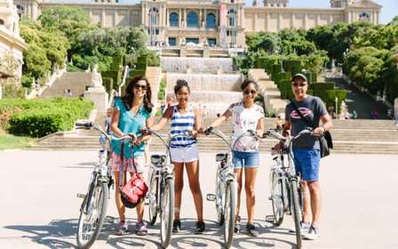 Barcelone : visite guidée des temps forts à vélo ou à vélo électrique (3 heures)