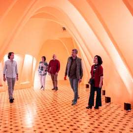 Visite nocturne de la Casa Batlló, audioguide et cava