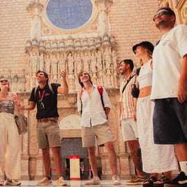 Barcelona: Montserrat with Optional Black Madonna & Cogwheel