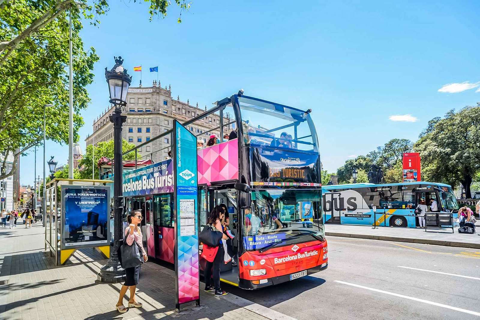 Barcelona: Prohlídka města s autobusem Hop-On Hop-Off