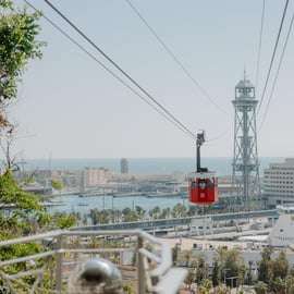 Visite de Barcelone : parc Güell, Sagrada Família, téléphérique